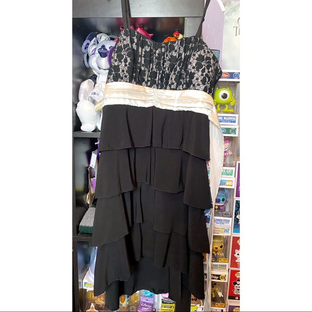 Deb Black Lace Dress